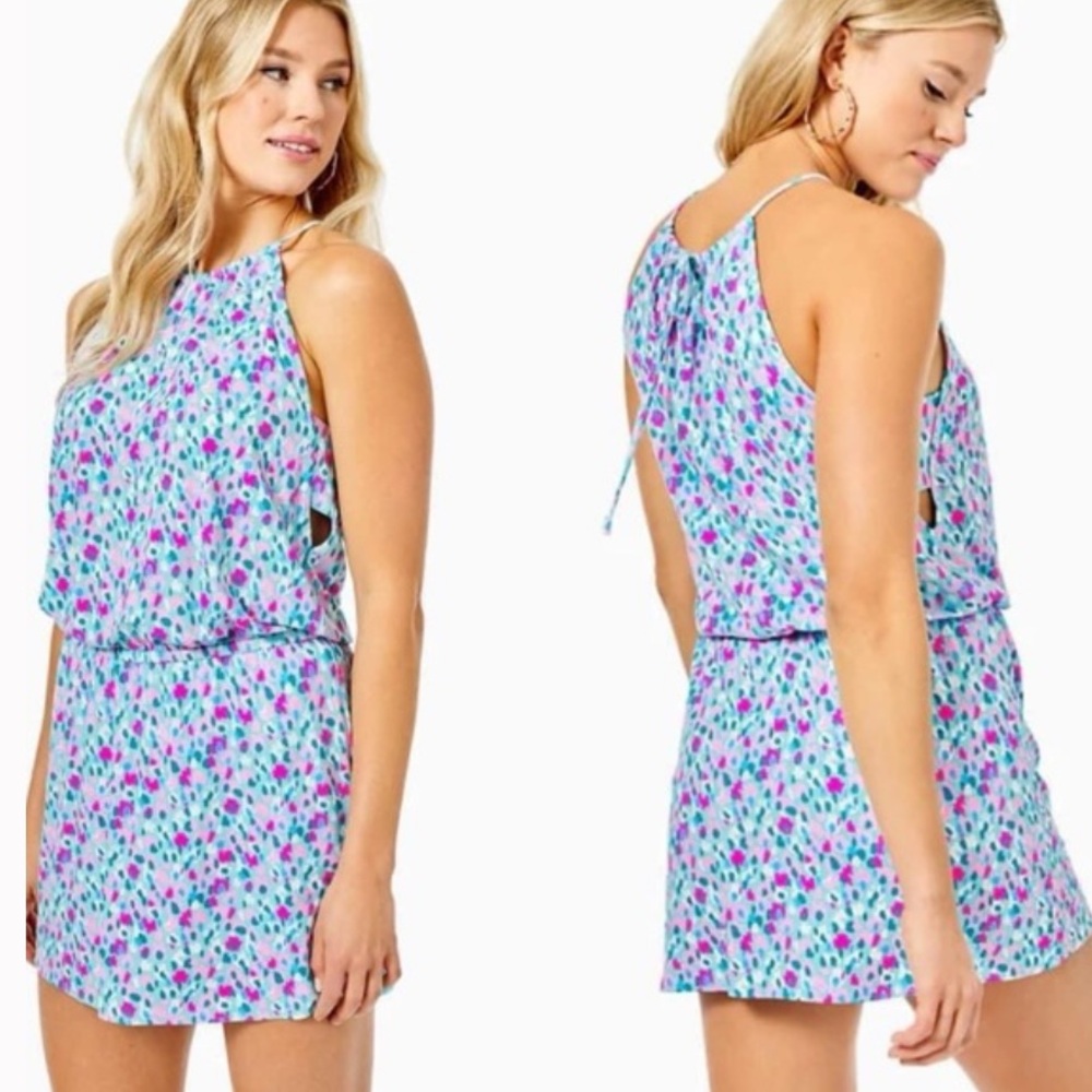 Lilly Pulitzer Multi Hottie Dottie Gianni Skort Dress size large